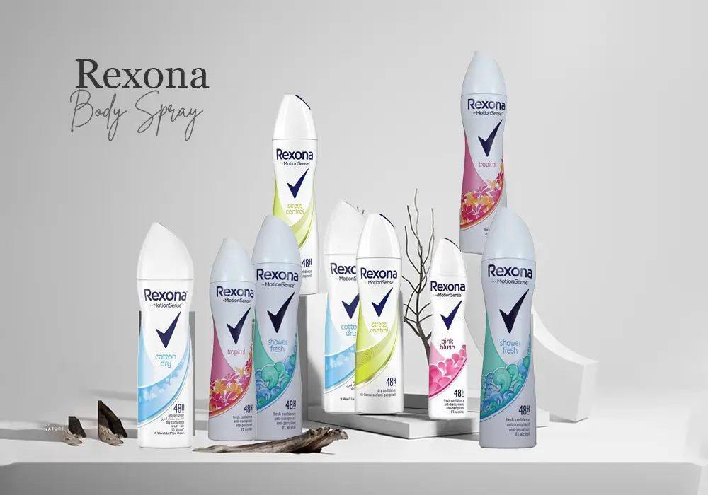 اسپری بدن رکسونا کوتون درای Cotton Dry - حجم 200 میلی لیتر