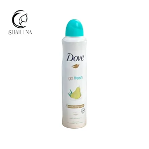 اسپری بدن ضد تعریق داو dove سری Go Fresh با رایحه گلابی و آلوئهوراپ