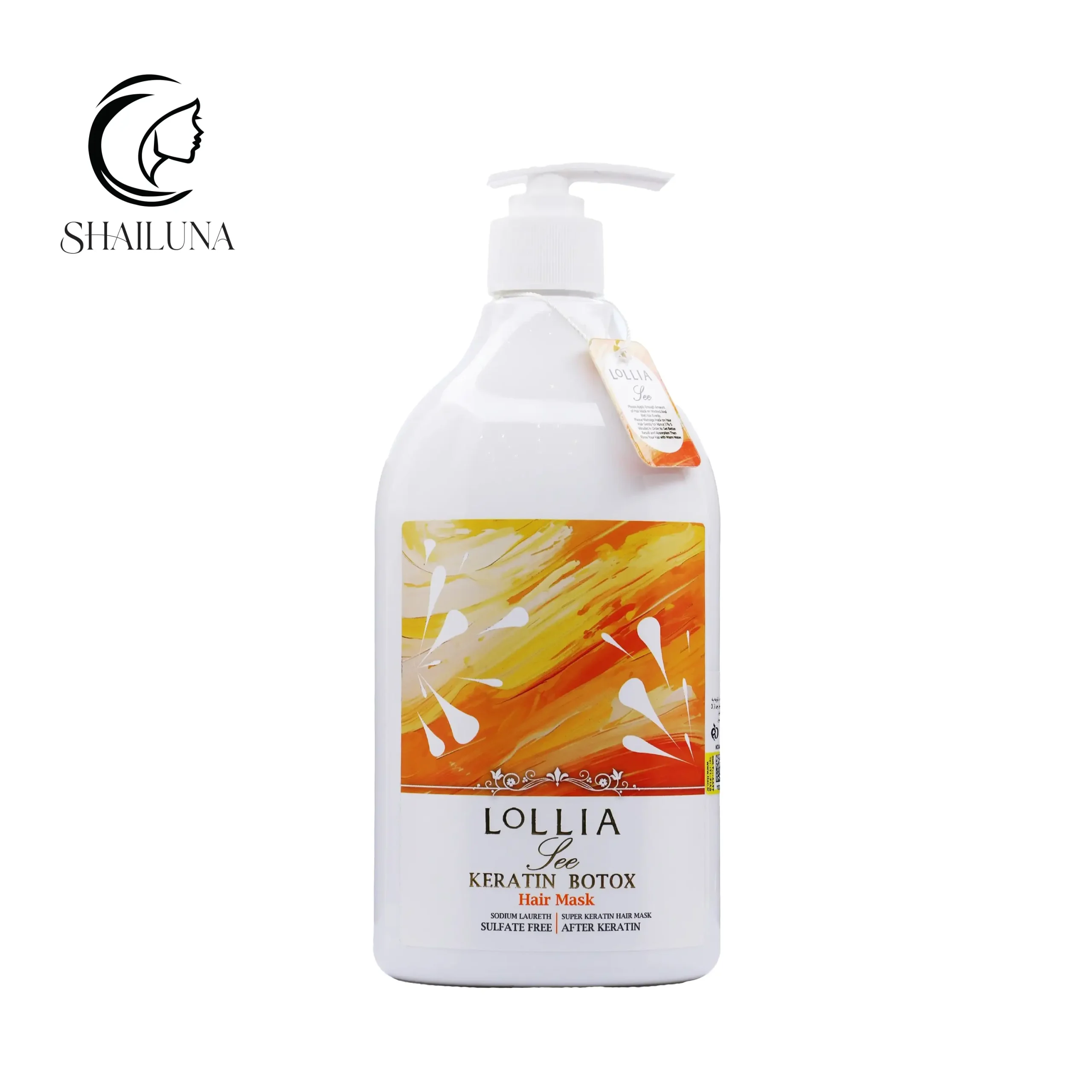 ماسک موی مغذی لولیا Lollia حاوی کراتین(فری سولفات) ماسک موی مغذی لولیا Lollia حاوی کراتین(فری سولفات)